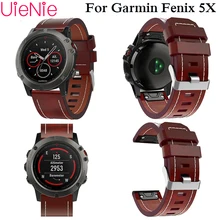 Кожаный ремешок для наручных часов Easy fit quick Link браслет ремень 26 мм для Garmin Fenix 3/Fenix 5X gps Смарт часы браслет