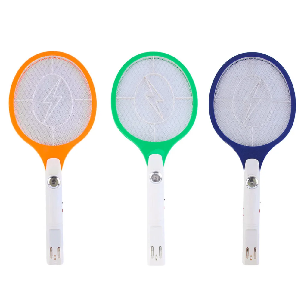 1pcs Rechargeable LED Electric Insect Bug Fly Mosquito Zapper Swatter