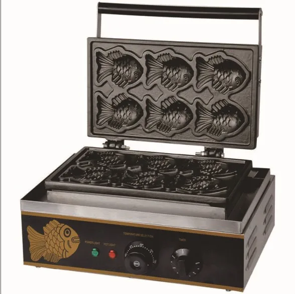 3pcs Electric Korea Fish Waffle Maker Cake Maker Electrothermal Snack