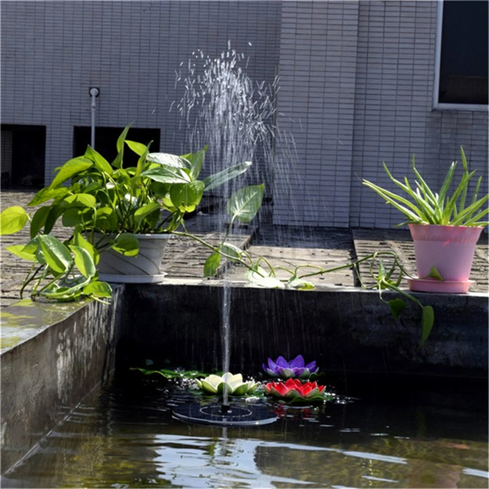 1,4 Вт 7 в высокой мощности плавающие, для освещения водяной насос фонтана панели солнечных батарей растений полива садовый фонтанный насос