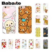 Мягкий силиконовый чехол Babaite Rilakkuma из ТПУ для телефона iPhone 8 7 6 6S Plus X XS MAX 5 5S SE XR 10 11 11pro 11promax