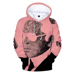 Карл Лагерфельд 3D негабаритных свитер с капюшоном High Street 2019 Новая мода для женщин/для мужчин прохладный повседневное пуловеры для женщи