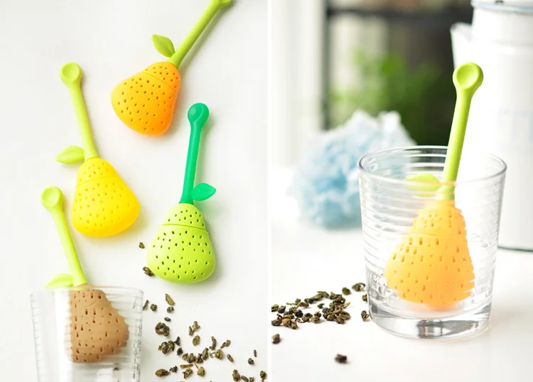 Silicone Tea Infuser Reusable Tea Strainer Creative Tea Leaf Bag Filter for Loose Leaf Herb Infuser Kitchen Tools (4)