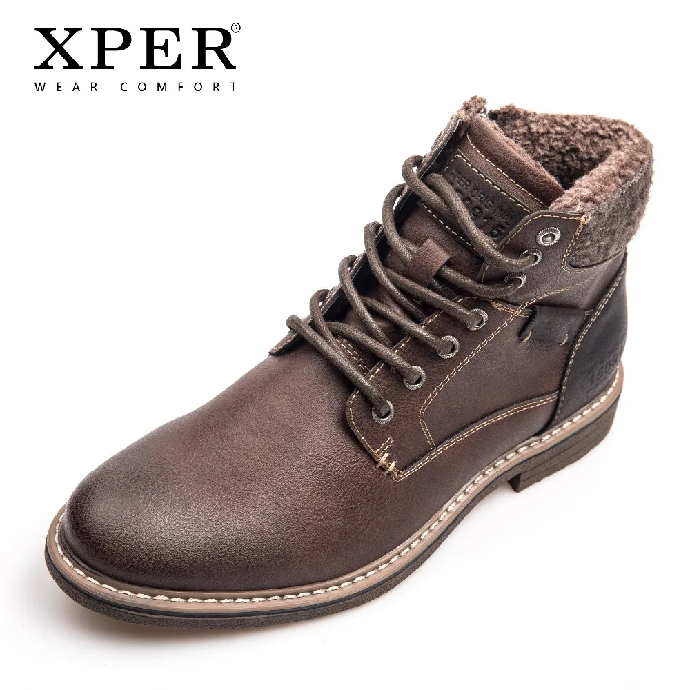 shiya winter waterproof mens boots