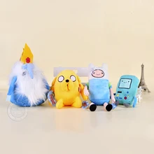 4pcs lot Soft Baby Kids Finn and Jake Adventure Time Stuffed Plush Toys Doll Ice king