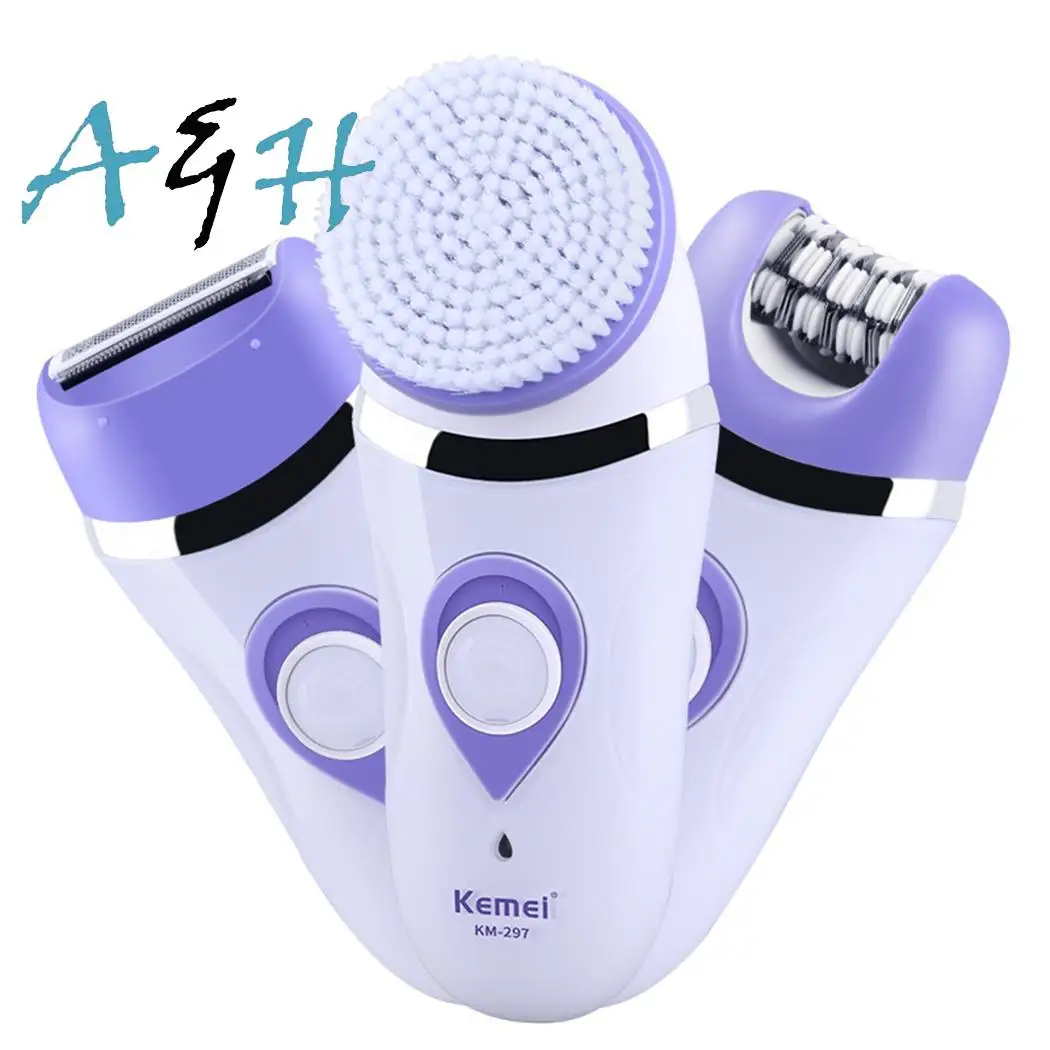 

Women Multi-Function Electric Wash Brush Hair Removal Tool Electric 7W Appliances 12h 100V-240V Epilator