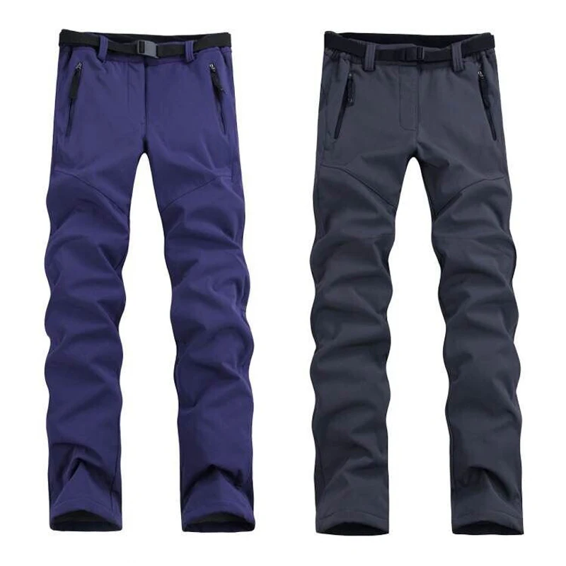 Mountainskin Women Winter Fleece Pants Outdoor Waterproof Sport Thick Brand Clothing Hiking Camping Skiing Female Trousers MB008