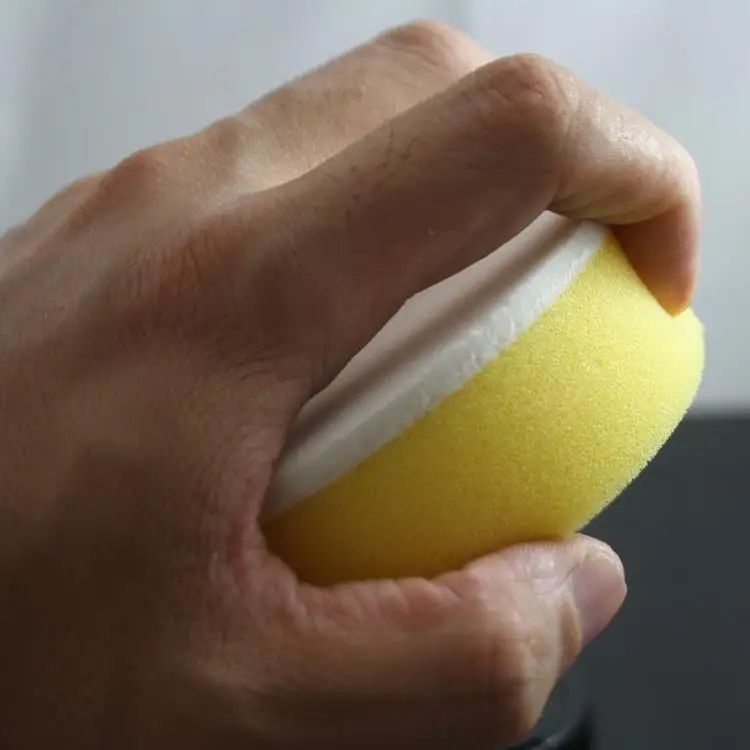 

Double-deck Waxing Spong, car wax applicator sponge good hand feeling for holding #P40