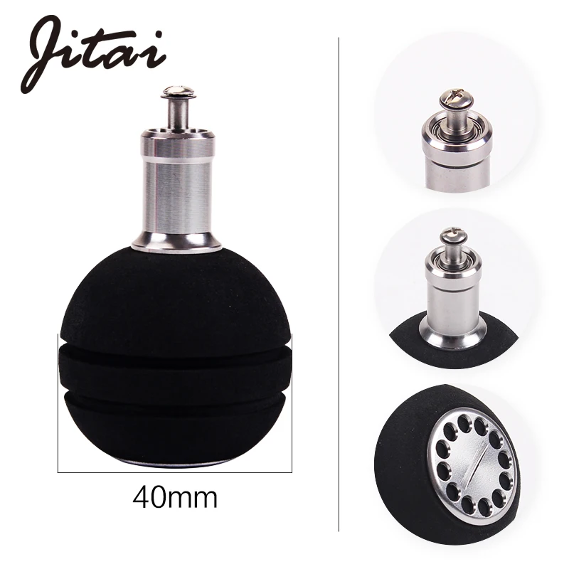 JITAI إيفا والمعادن الصيد بكرة مقبض DIY الطاقة المقابض ل الطعم الصب الغزل الصيد بكرة استبدال التبعي شحن مجاني