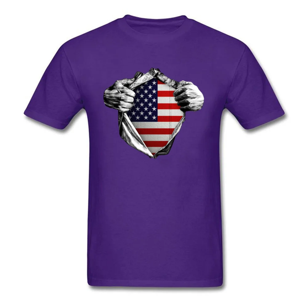America USA Flag Inside me_purple