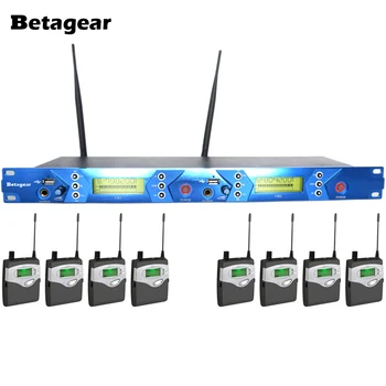 شراءBetagear في الأذن المرحلة المهنية نظام مراقبة 8 استقبال التوأم الارسال 150 M في الأذن مراقب استقبال IEM المرحلة