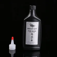 Пигментная татуировка черная Татуировка чернила Флит стеганая Татуировка чистый черный сироп 360 мл Красота произведение искусства