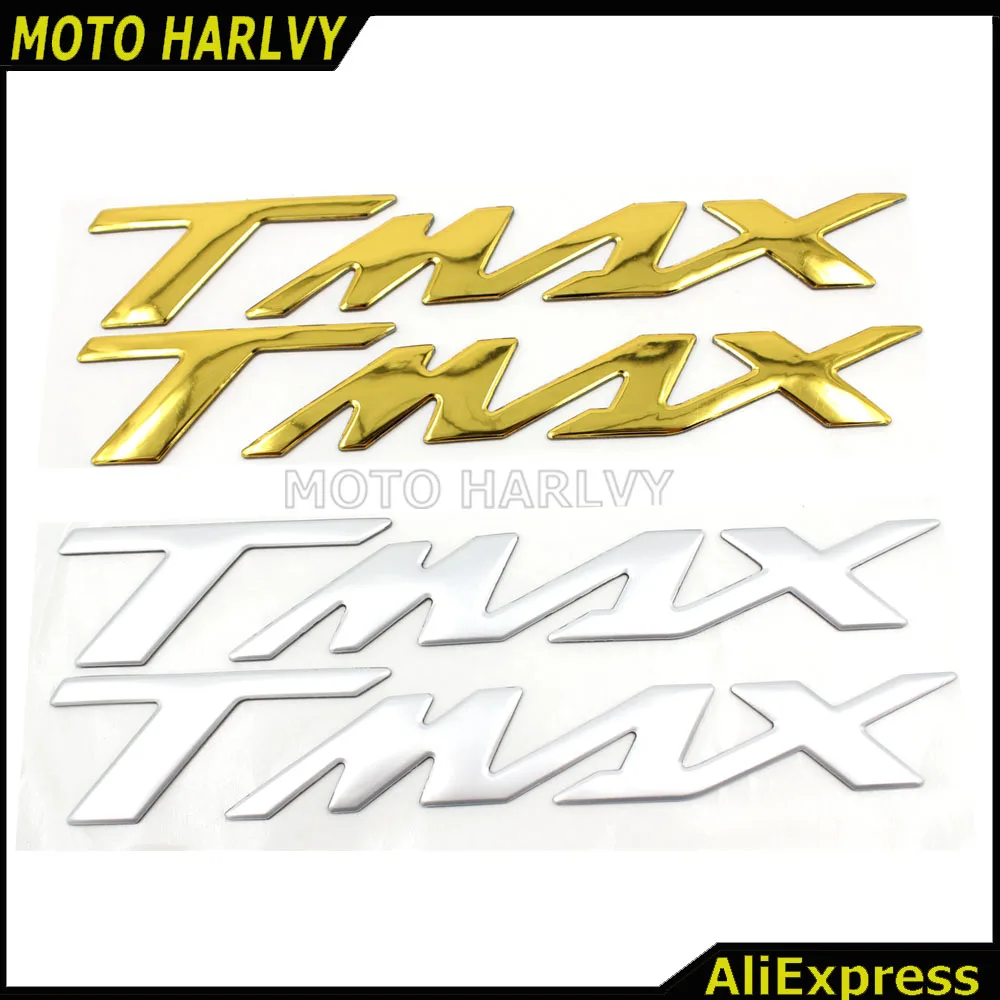 

GOLD COLOR Motorcycle Emblem Badge Decal 3D Tank Sticker For YAMAHA TMAX530 500
