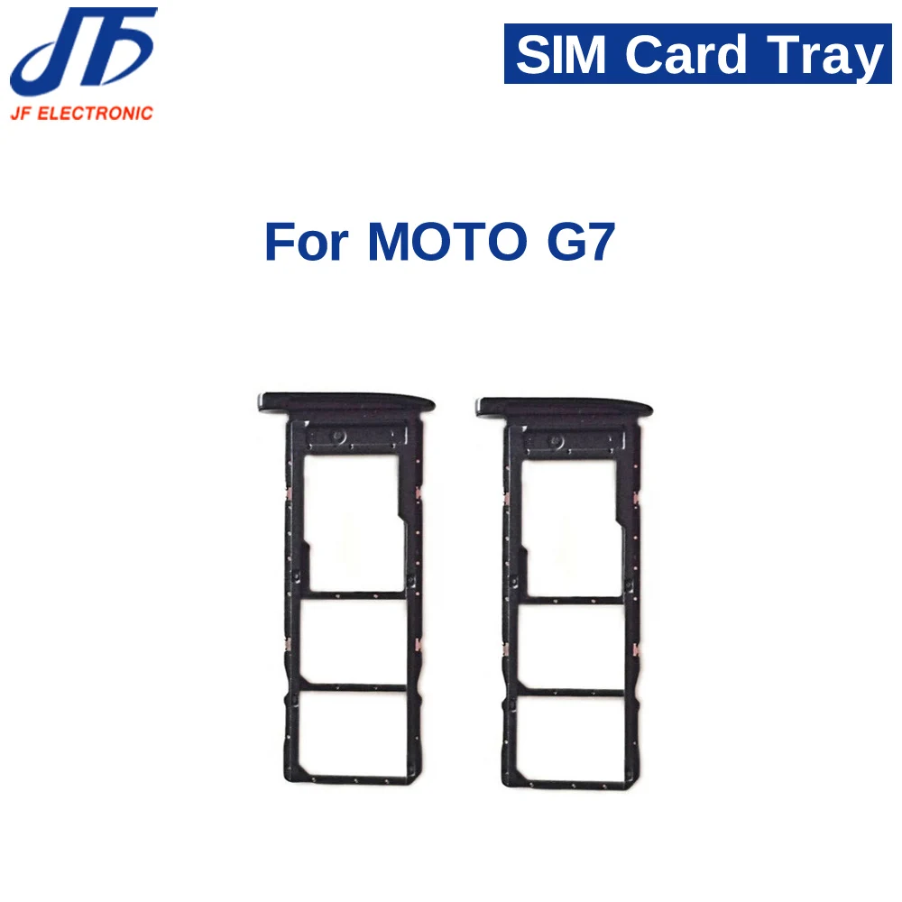 

new For moto G7 play plus Sim Card Tray Holder For Motorola g7 power Sim Card Reader Socket Slot 10pcs