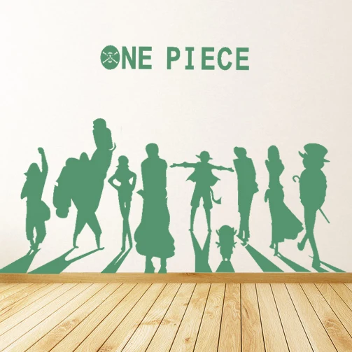 One Piece Decal Japanese Cartoon One Piece Wall Stickers Wall Decor