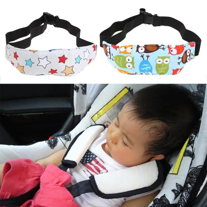 

New Car Pillows Safety Car Seat Sleep Nap Head Band Children Head Protection Baby Chair Headrest Sleeping Support Holder Belt