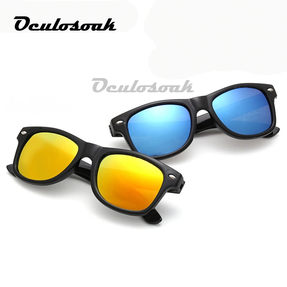 2019 New Fashion Children Sunglasses Kids Boy Girl Sun Glasses Plastic Frame 8 Colors Cute Cool Goggles UV400 | Аксессуары для