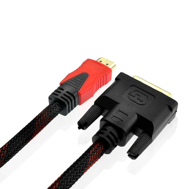 Новые поступления Кабель адаптер HDMI DVI кабель преобразователь hdmi штекер гнездо 24