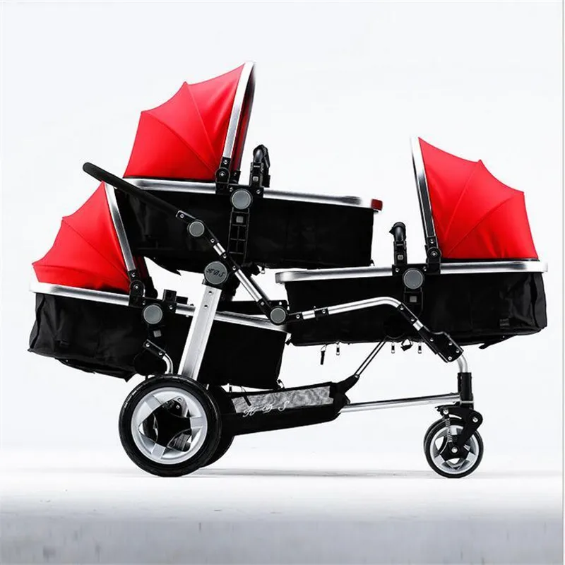 gebaar web verkiezen Merk Drieling Karren Voor 3 Kids Kinderwagens Baby Drieling Kinderwagen  Multifunctionele Trolleys Hoge Landschap 0 3 Jaar oude Aluminium|aluminum  baby stroller|aluminum tapbaby cashmere - AliExpress