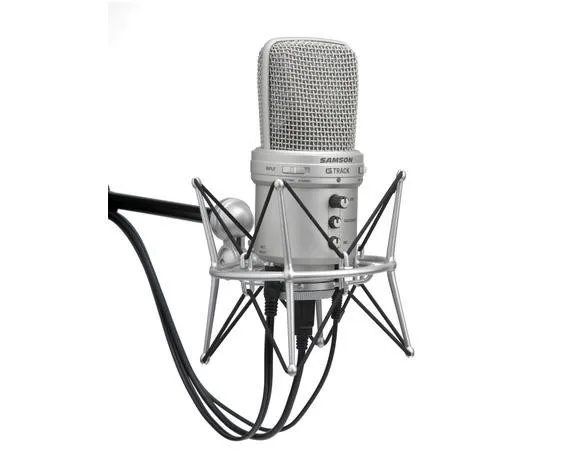 

Original Samson G-track/g Track Usb Condenser Microphone With A Built-in Audio Interface & Mixer For Podcasters/educators Ect.
