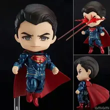 Anime Nendoroid 643 Bonito Super Homem Batman v Superman: Dawn of Justice 10 cm Action Figure Toys