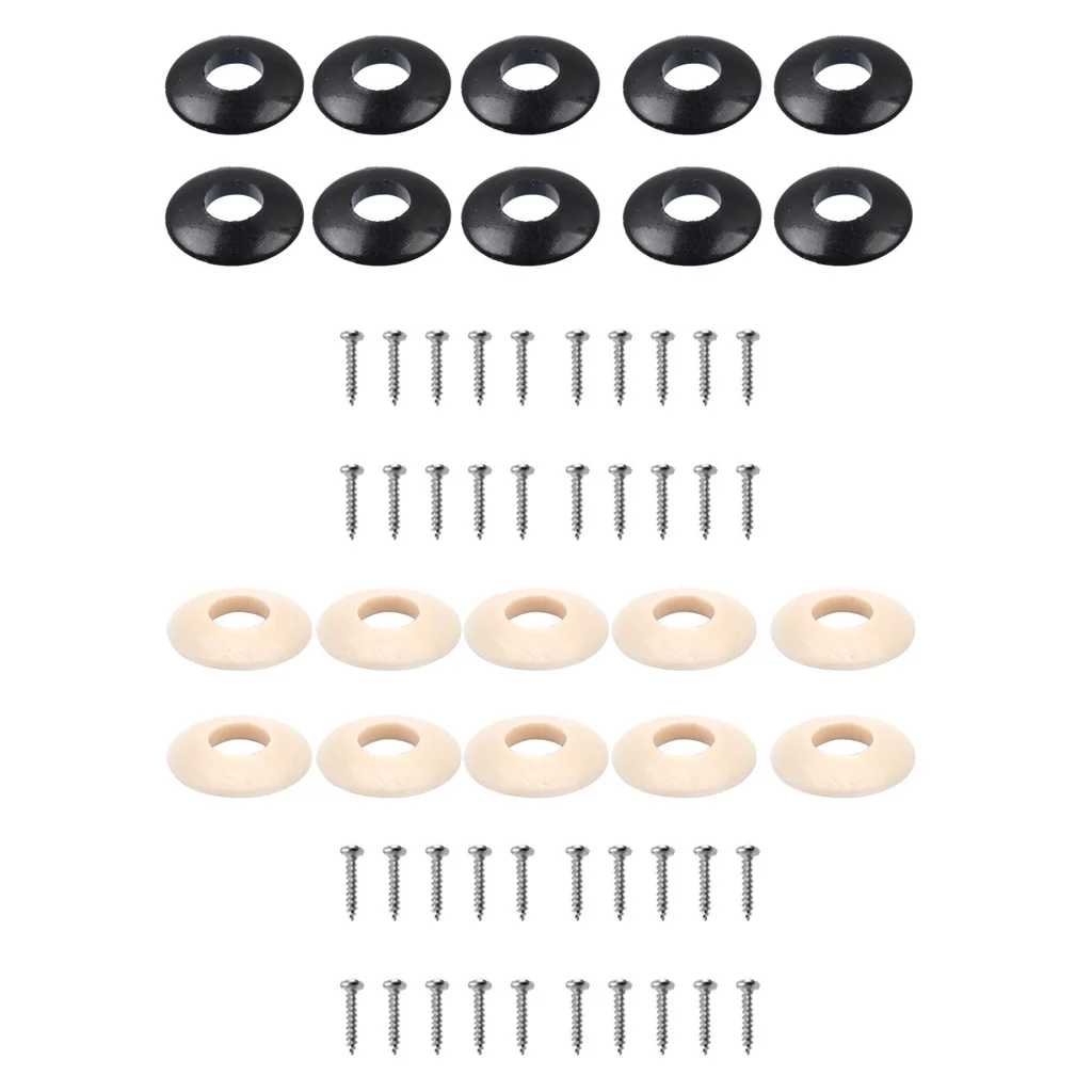 Plastic Washers Guitar Parts Accessories 10pcs Plastic Guitar