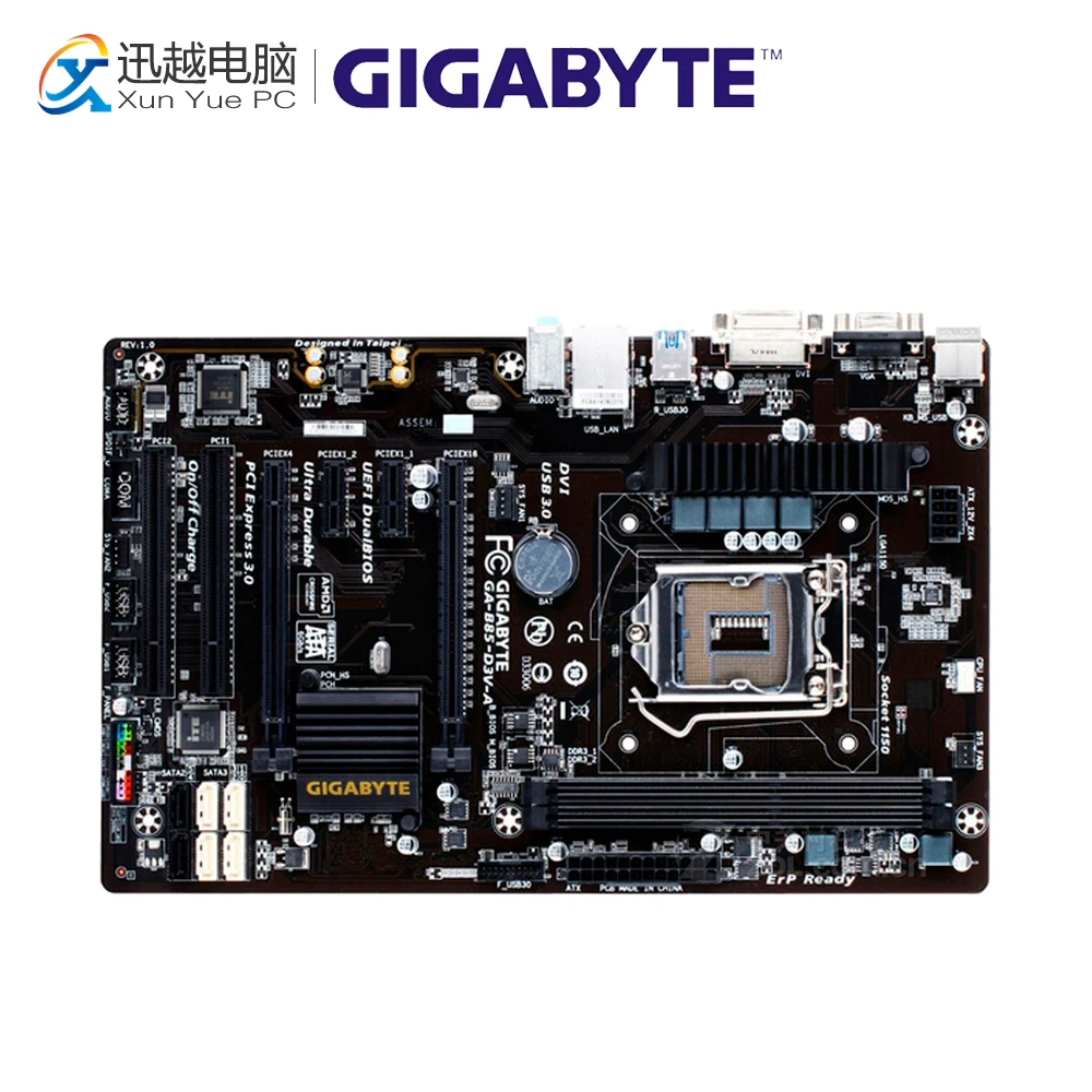 

Gigabyte GA-B85-D3V-A Desktop Motherboard B85-D3V-A B85 LGA 1150 i3 i5 i7 DDR3 16G ATX On Sale