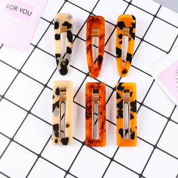 

Women Vintage Leopard Hair Clip Hairband Comb Bobby Pin Barrette Hairpin Access Barrette Hairpin Vintage