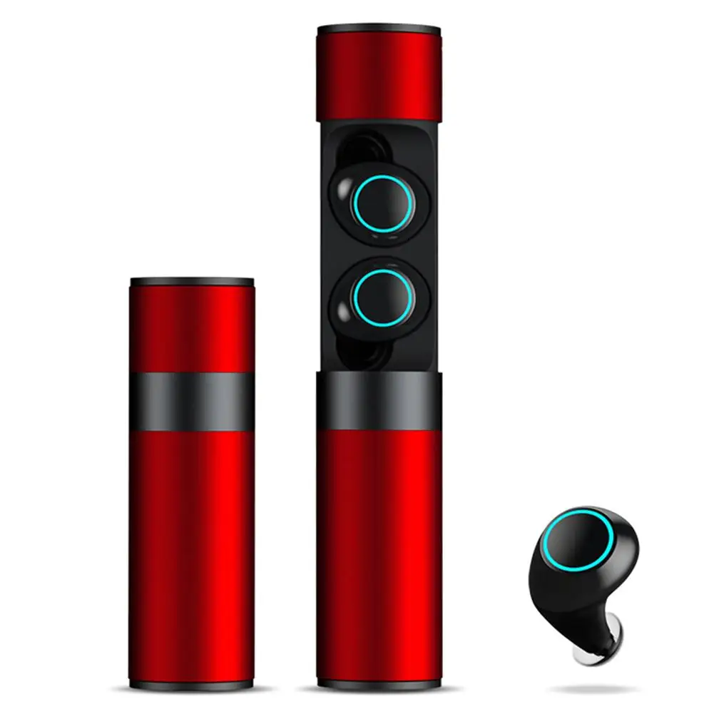 J1 Touch Control Bluetooth Earphone 5.0 Wireless Waterproof Bluetooth Earphone with Charging Case Stereo Earphones Handsfree