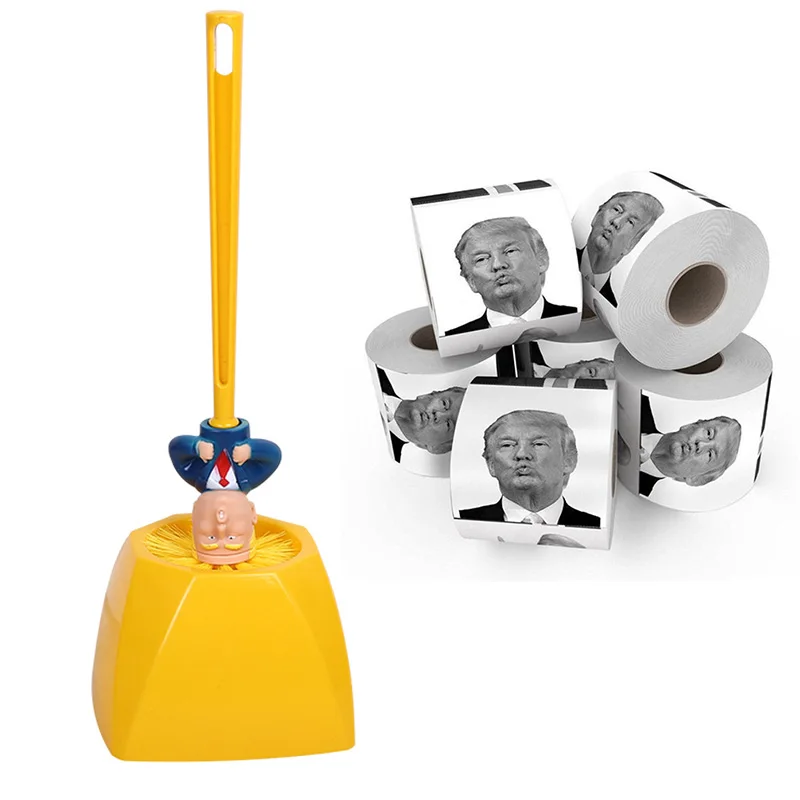 Спасательный помощник 1 шт. Трамп туалетные материалы для протирания набор туалетной щетки для дома и ванной WC аксессуары Трамп бумажный очиститель