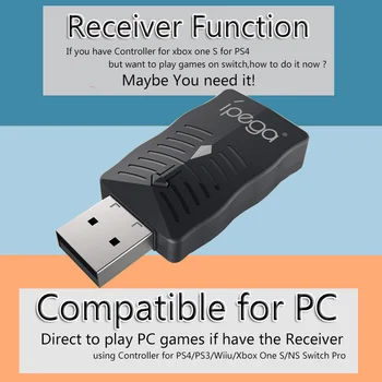 

For Nintendo NS Switch Pro Wireless Bluetooth Controller Converter Adapter Receiver for PS4 to Switch For Xbox one S PC Android