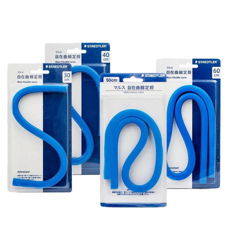

Staedtler 30/40/50/60cm Mars Flexible Curve Ruler (Not Graduated)