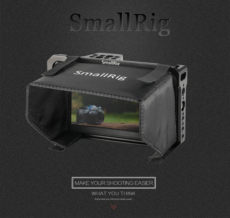 SmallRig монитор клетка с солнцезащитным козырьком для SmallHD 502 яркий монитор 2231