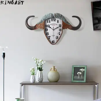 

Cartoon Wall Clock For Kid Living Room Creative Wall Watch Modern Desigh Simple Clock Home Silent Antique Quartz Watch