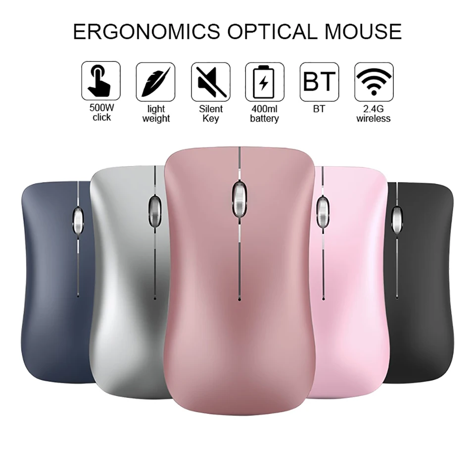 VicTsing XR446 Bluetooth Mouse Mouse Wireless Mouse Mice Ergonomic Vertical Mice 2.4Ghz Wireless High Speed For Computer Windows (1)
