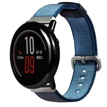 Ремешок на запястье браслет для нейлона спортивные холщовые сменные браслеты браслет ремешок для HUAMI AMAZFIT Смарт часы 18Jul11