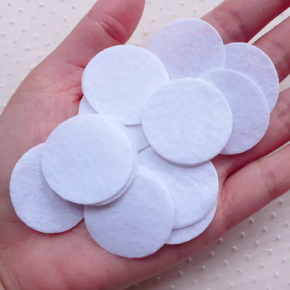 

2000pcs 1.2inch Felt Circle/30mm Felt Circle/3cm Felt Circle White)Round Appliques Fabric Flower Hair Bows Headbands Backing