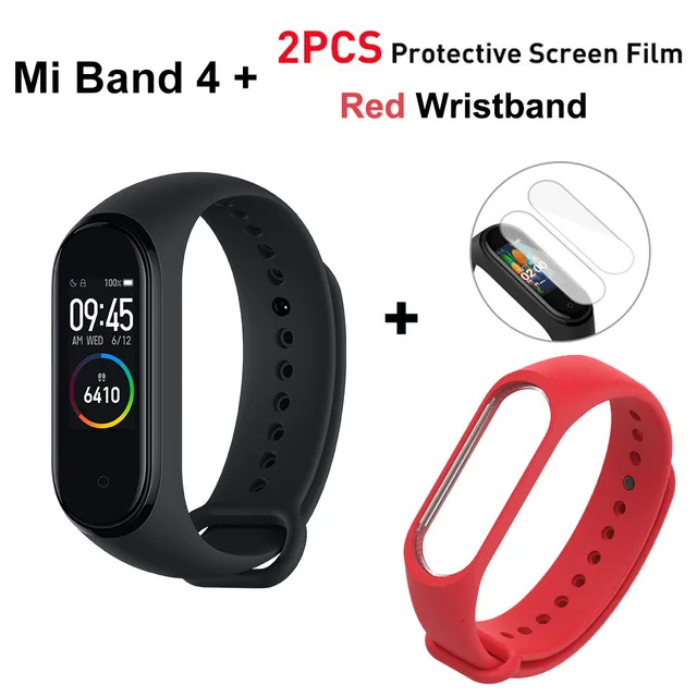 Xiaomi mi Band 4 умный браслет 3 цвета AMOLED экран mi band 4 Smartband фитнес-тренажер Bluetooth спортивный водонепроницаемый смарт-браслет - Цвет: Серебристый