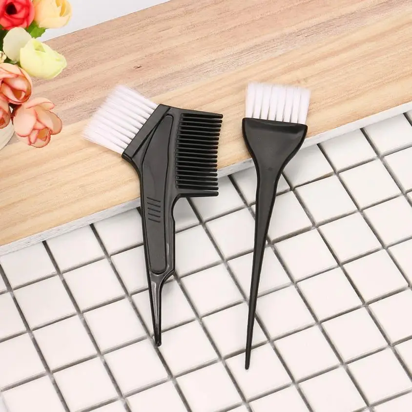 2Pcs/Set hair comb set Hairdressing Brushes Salon Comb Hair Color Dye