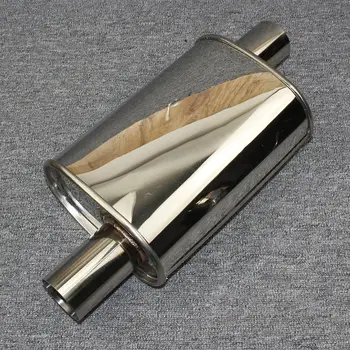 

car accessories T styling Exhaust Pipe Muffler Stainless Steel Silencer outlet Exhaust System