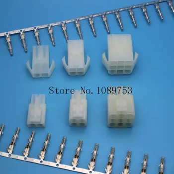 

20 Set 6.2mm 1/2/3/4/6/9 Pin Big Tamiya Connector EL 6.2 Car Vehicle Connector ( Male Female Housing + Male Female Terminals )