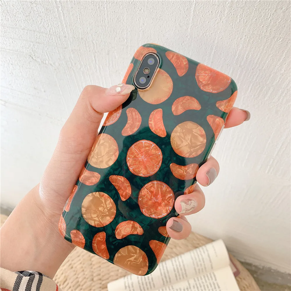 Мода Shell бант с узором для OPPO R9 R9S плюс R15 Pro Оранжевый софе чехол телефона R11 R11S R17