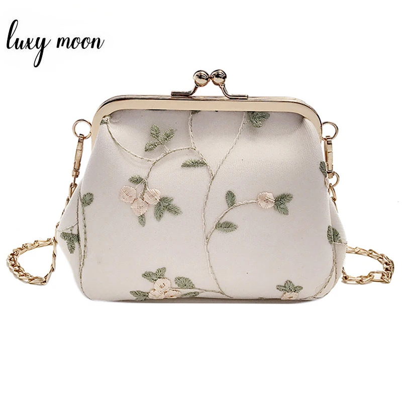 

New Small Shell Bag Exquisite Handmade Embroidery Lace Shoulder Bag for Women Korean Style Lady Messenger Bag Female Bags Bolsa