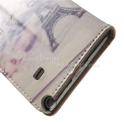 Eiffel Tower Leather Flip Cover for Samsung Galaxy Note 4 N910