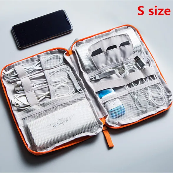 Чехол для паспорта, сумка, кошелек, портативный USB кабель для хранения данных, сумка-Органайзер, большая емкость, аксессуары, сумка
