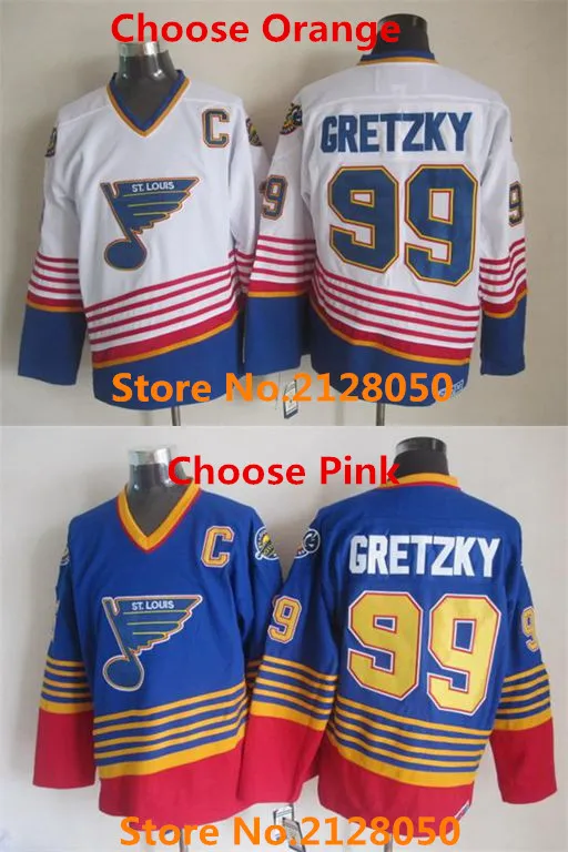 Hot Sale! Cheap St. Louis Blues Throwback Ice Hockey Jerseys #99 Wayne Gretzky  Jersey CCM Vintage New York Rangers Gretzky Stitc - AliExpress