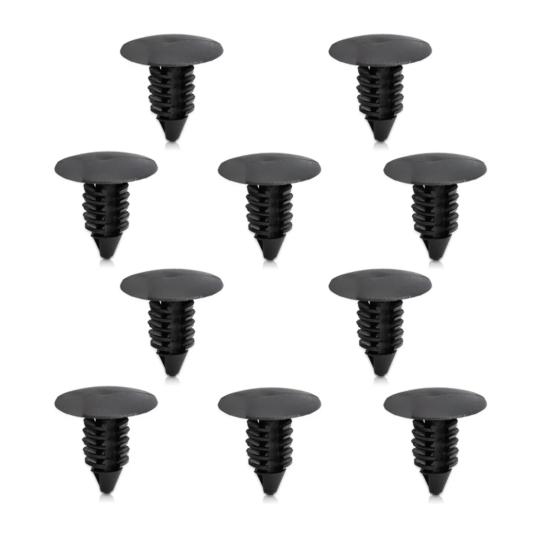 CITALL 10Pcs Black Bumper Shield Clip Fender Retainer Clips Christmas