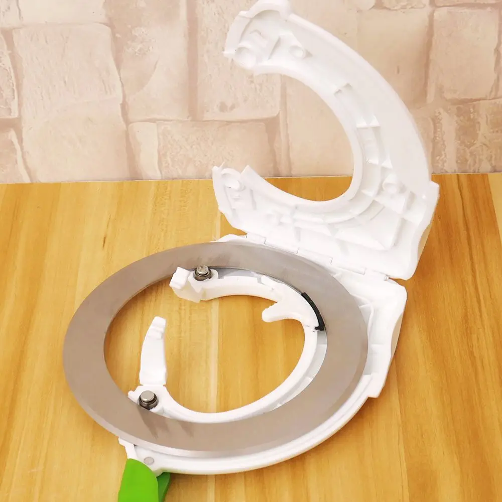 Kitchen tools gadgets multifunction round knife Easy cut meat pizza Vegetable Chopper Slicer Cutter Handle circular Sharp Knife
