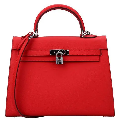 Ainifeel Women S Padlock Genuine Leather Should Bag Top