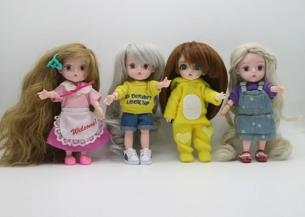 

doll wig for( 1/8 BJD, 16cm doll ,plastic doll )Head circumference:14cm